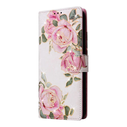 For Samsung Galaxy A26 5G Case RFID Blocking Flower Leather Phone Cover