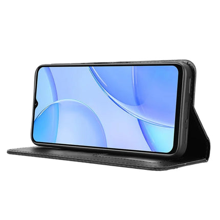 For Oukitel C57 Pro / C57s Leather Case Wallet Stand Retro Texture Phone Cover