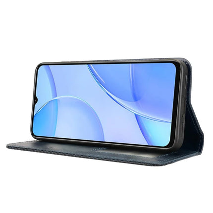 For Oukitel C57 Pro / C57s Leather Case Wallet Stand Retro Texture Phone Cover