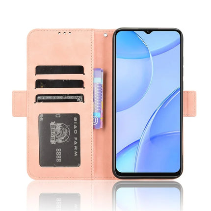 For Oukitel C57 Pro / C57s Leather Case Phone Wallet Cover with Multiple Card Slots