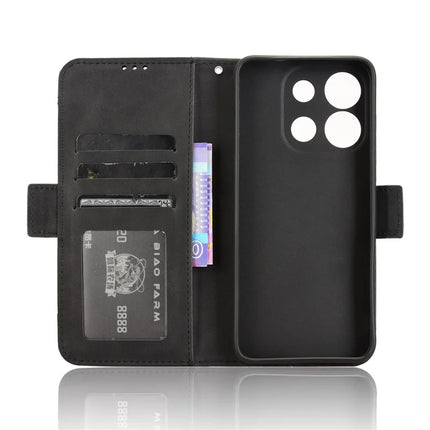 For Oukitel C57 Pro / C57s Leather Case Phone Wallet Cover with Multiple Card Slots