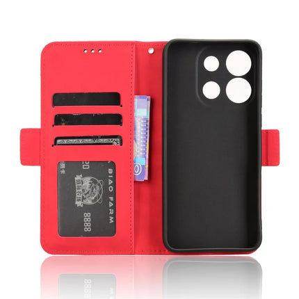 For Oukitel C57 Pro / C57s Leather Case Phone Wallet Cover with Multiple Card Slots