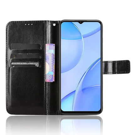 For Oukitel C57 Pro / C57s Case Crazy Horse Texture PU Leather Phone Wallet Cover