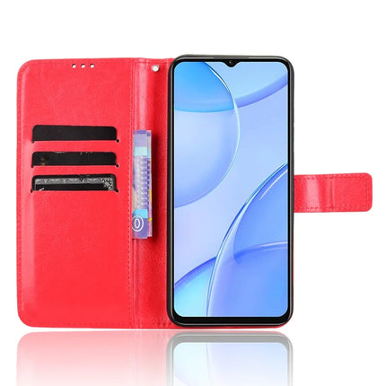For Oukitel C57 Pro / C57s Case Crazy Horse Texture PU Leather Phone Wallet Cover