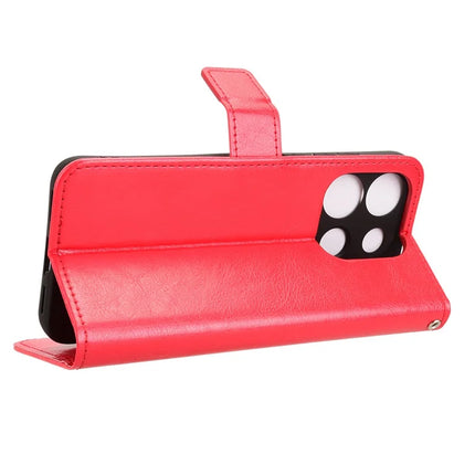 For Oukitel C57 Pro / C57s Case Crazy Horse Texture PU Leather Phone Wallet Cover