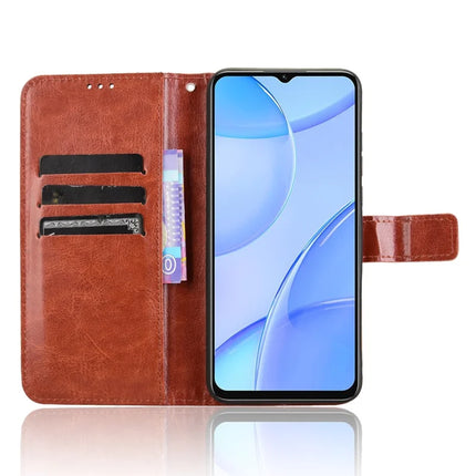 For Oukitel C57 Pro / C57s Case Crazy Horse Texture PU Leather Phone Wallet Cover