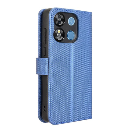 For Oukitel C57 Pro / C57s Case PU Leather Diamond Texture Wallet Phone Cover