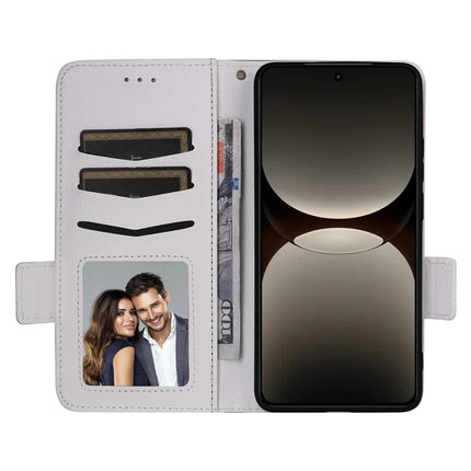 For Realme GT 7 Pro 5G Case Litchi Texture PU Leather Wallet Flip Phone Cover