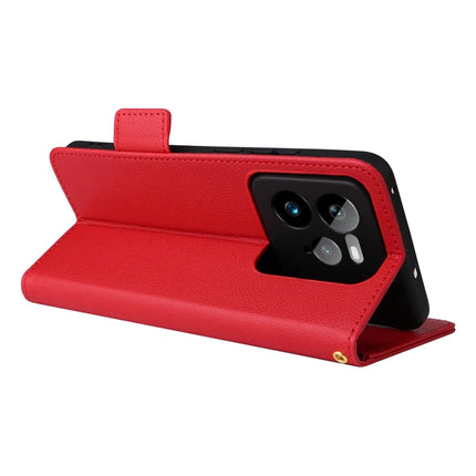 For Realme GT 7 Pro 5G Case Litchi Texture PU Leather Wallet Flip Phone Cover