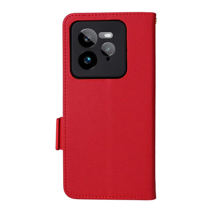 For Realme GT 7 Pro 5G Case Litchi Texture PU Leather Wallet Flip Phone Cover