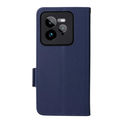 For Realme GT 7 Pro 5G Case Litchi Texture PU Leather Wallet Flip Phone Cover
