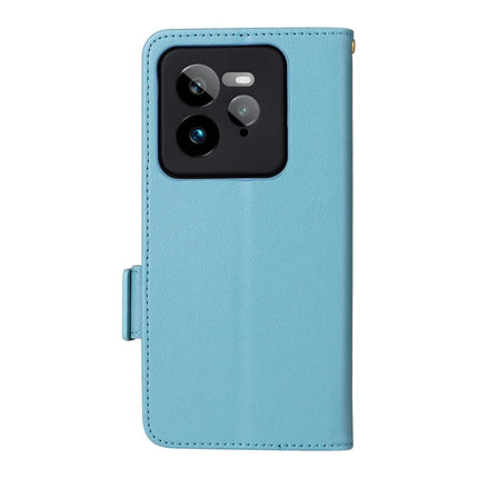 For Realme GT 7 Pro 5G Case Litchi Texture PU Leather Wallet Flip Phone Cover