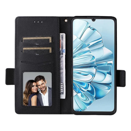 For Cubot A20 Case Litchi Texture PU Leather Wallet Flip Phone Cover