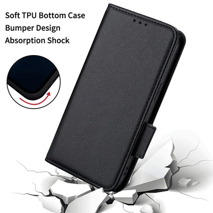 For Cubot A20 Case Litchi Texture PU Leather Wallet Flip Phone Cover