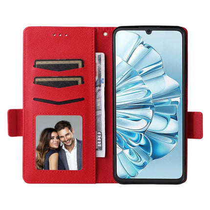 For Cubot A20 Case Litchi Texture PU Leather Wallet Flip Phone Cover