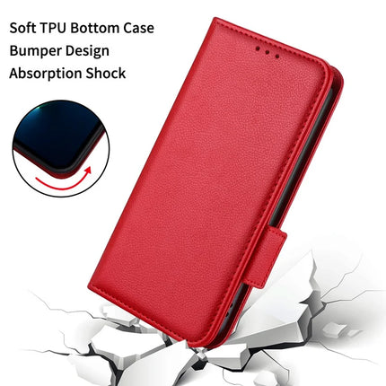 For Cubot A20 Case Litchi Texture PU Leather Wallet Flip Phone Cover