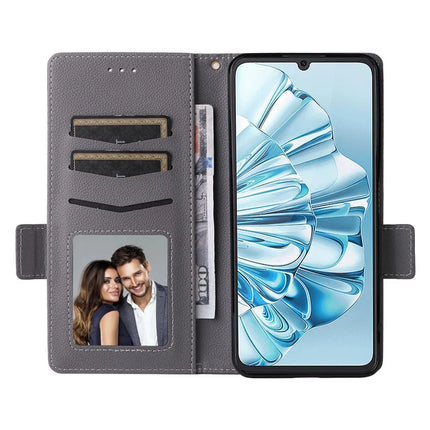 For Cubot A20 Case Litchi Texture PU Leather Wallet Flip Phone Cover