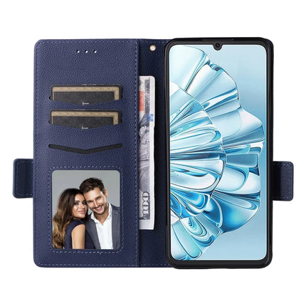 For Cubot A20 Case Litchi Texture PU Leather Wallet Flip Phone Cover
