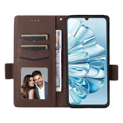 For Cubot A20 Case Litchi Texture PU Leather Wallet Flip Phone Cover