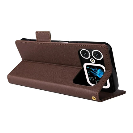 For Cubot A20 Case Litchi Texture PU Leather Wallet Flip Phone Cover