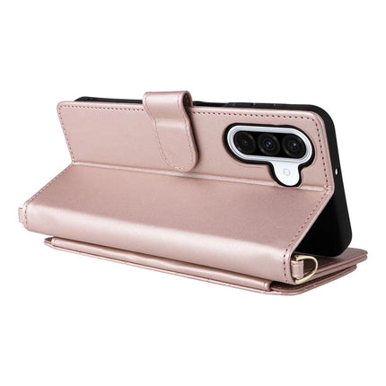 For Samsung Galaxy A26 5G Wallet Case with Shoulder Strap Leather Phone Cover