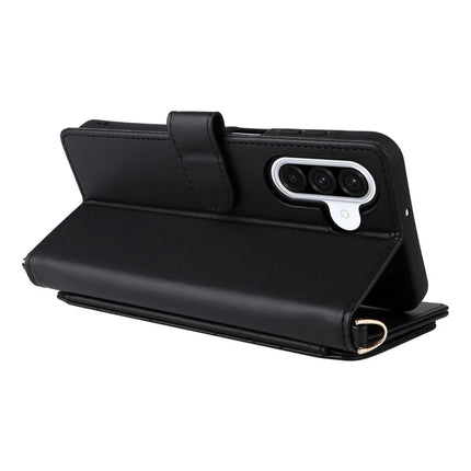 For Samsung Galaxy A26 5G Wallet Case with Shoulder Strap Leather Phone Cover