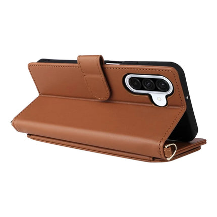 For Samsung Galaxy A26 5G Wallet Case with Shoulder Strap Leather Phone Cover