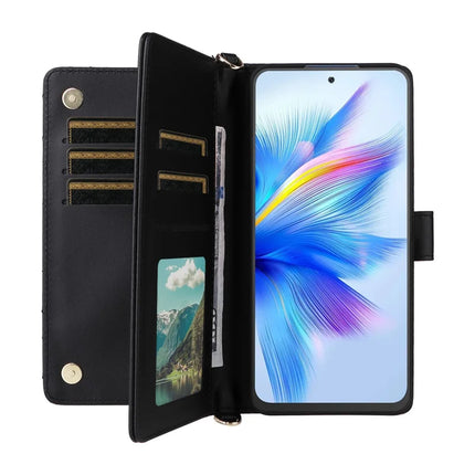 For Blackview Shark 9 5G Wallet Case with Shoulder Strap Leather Phone Cover