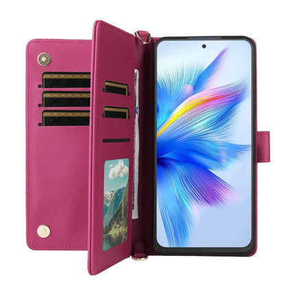 For Blackview Shark 9 5G Wallet Case with Shoulder Strap Leather Phone Cover