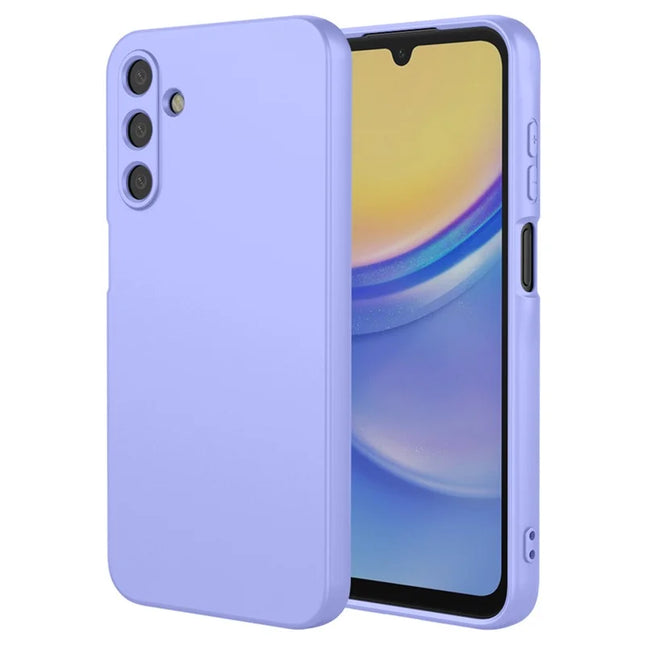 For Samsung Galaxy A36 5G Case Scratch Resistant Soft TPU Back Cover - Purple