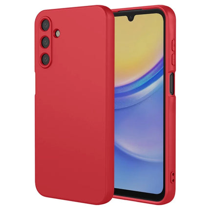 For Samsung Galaxy A36 5G Case Scratch Resistant Soft TPU Back Cover - Red