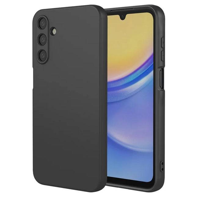 For Samsung Galaxy A56 5G Case Scratch Resistant Soft TPU Back Cover - Black