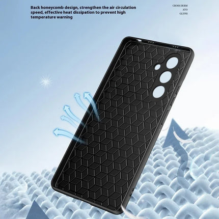 For Samsung Galaxy A56 5G Case Cross Texture Leather + TPU Phone Cover Support Magnetic Car Holder