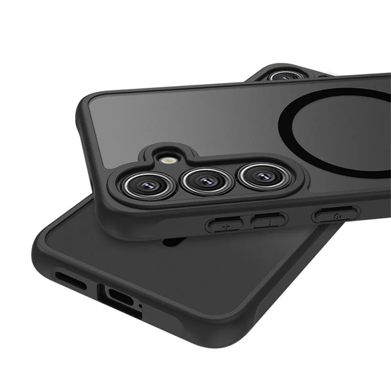 ShopCaseCart Slim Premium Samsung Galaxy A36 5G Protective cover Compatible with MagSafe Skin-Touch PC + TPU Matte Back Guard