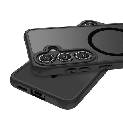 For Samsung Galaxy A16 5G  /  4G Case Compatible with MagSafe Skin-Touch PC + TPU Matte Back Cover