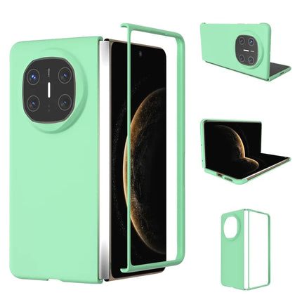 For Huawei Mate X6 Case Skin-Touch Texture Hard PC Folding Phone Cover - Light Green