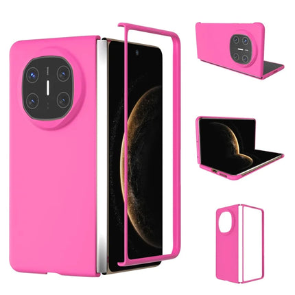 For Huawei Mate X6 Case Skin-Touch Texture Hard PC Folding Phone Cover - Rose