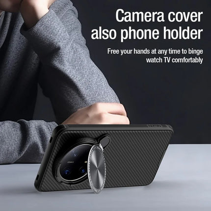 NILLKIN Camshield Prop Magnetic Series for Huawei Mate 70 Pro+  /  Mate 70 Pro Case Compatible with MagSafe PC+TPU Phone Cover with Camera Cover