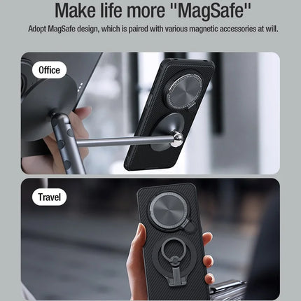 NILLKIN Camshield Prop Magnetic Series for Huawei Mate 70 Pro+  /  Mate 70 Pro Case Compatible with MagSafe PC+TPU Phone Cover with Camera Cover