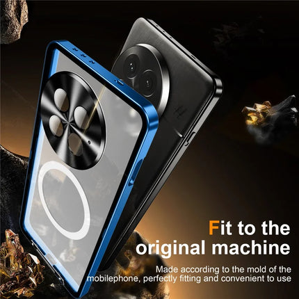 For OnePlus 13 Case Compatible with MagSafe Metal Frame Matte Phone Cover