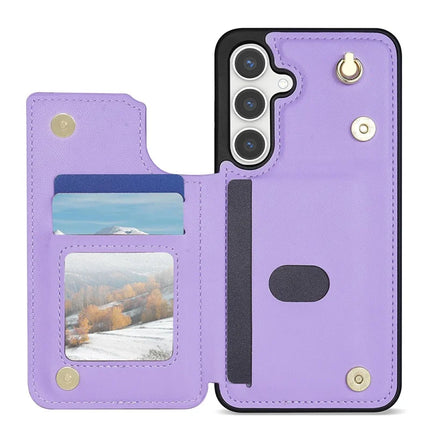 For Samsung Galaxy A16 5G  /  4G Case with Wrist Strap Card Slots Rhombus Leather + TPU Phone Cover