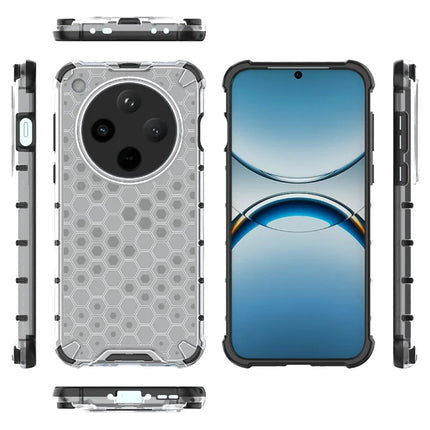 For Oppo Find X8 5G Case PC+TPU Phone Cover Honeycomb Shape