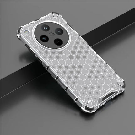 For Oppo Find X8 5G Case PC+TPU Phone Cover Honeycomb Shape
