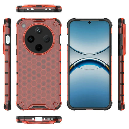For Oppo Find X8 5G Case PC+TPU Phone Cover Honeycomb Shape