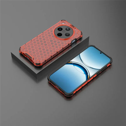 For Oppo Find X8 5G Case PC+TPU Phone Cover Honeycomb Shape