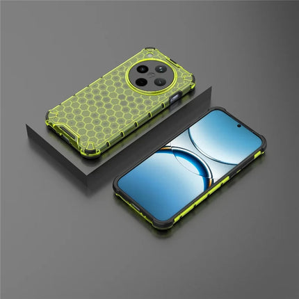 For Oppo Find X8 5G Case PC+TPU Phone Cover Honeycomb Shape