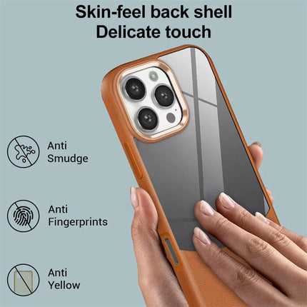 For iPhone 16 Pro Max Case TPU + Acrylic Drop-Proof Phone Back Cover