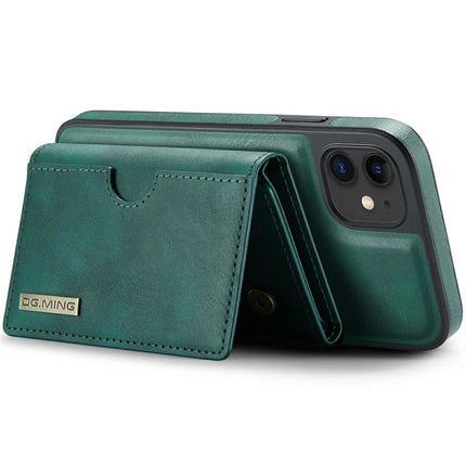 DG.MING M6 Series For iPhone 11 Case Magnetic Wallet PU+PC+TPU Phone Cover
