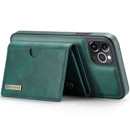 DG.MING M6 Series For iPhone 11 Pro Max Case Magnetic Wallet PU+PC+TPU Phone Cover