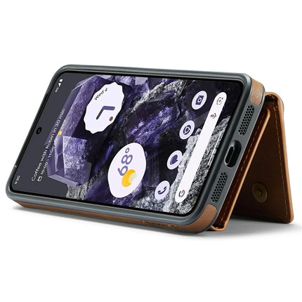 DG.MING M6 Series For Google Pixel 8 Case Magnetic Wallet PU+PC+TPU Phone Cover